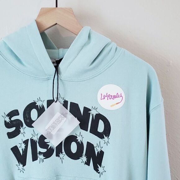 Daydreamer LA Sound And Vision Patch Pocket Graphic Hoodie NWT - Picture 14 of 16